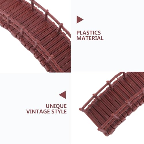 Miniatur Brücke Ornament Vintage Stil Chinesisches Architektur Modell Für Garten Deko Bonsai Zubehör Und Terrarium Hochwertige Miniaturfigur Für Indoor Und Outdoor Dekoration