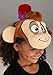 elope Disney Abu Costume Kit - Plush Headband with Stuffed Tail and Fez Hat - Red
