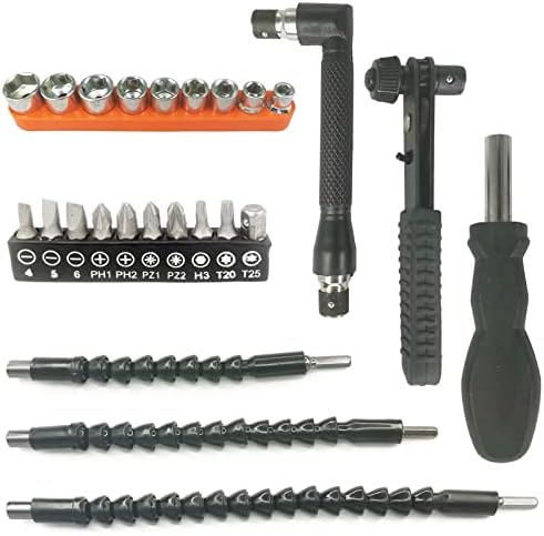 2x Biegsame Welle 300mm - Flexible Bit Verlängerung Für Enge Räume