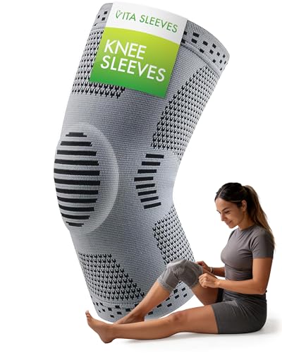 FREEZE2TRIM Vita Sleeves Knees 7-Zone Compression Sleeve Brace...