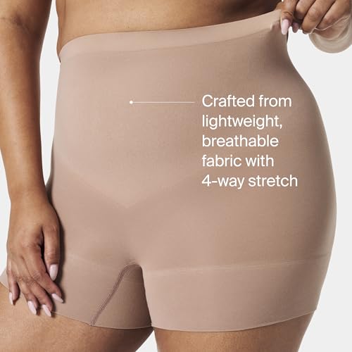 Image of SPANX SPANXsculpt Power Series Boyshort - For All Hemline Lengths - Lightweight Core Control Shapewear - Dig-Free Waistband