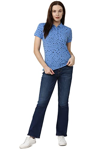 Image of Van Heusen Women's Cotton Regular Fit Polo T-Shirt
