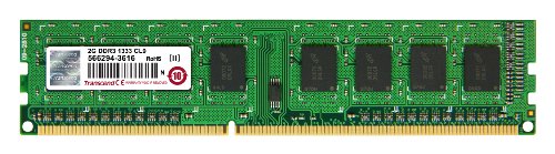 Transcend JetRAM   Memoria de 2 GB DDR3, U DIMM de 240 pin