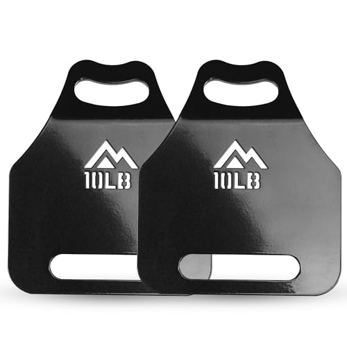 REP Fitness Strata Weight Vest Plates Set of (2) 10 lbs Plates Extra Weights Compatible with Strata Vests for Strength Training CrossFit Running Walking Muscle Building Increased Endurance