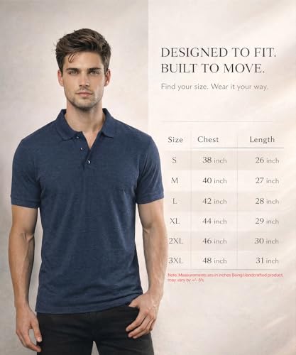 Image of Scott International Cotton Polo T Shirt | Collar Half Sleeves Plain T-Shirt | Tshirt for Men Stylish | Casual Tee for Office, Sports, Gym & Everyday Comfort | Men's Breathable All-Season Tshirt