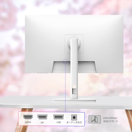 CUNPU 27インチ White モニター WQHD(2560 x 1440) の商品画像 7