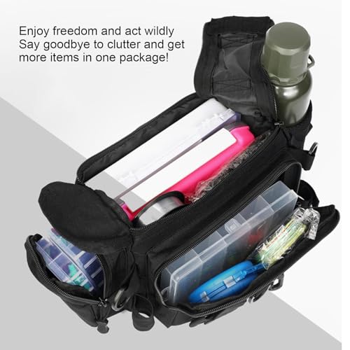 Pochete de caminhada masculina – pochete portátil multifuncional para guardar pochetes de pesca – po