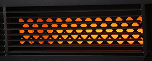 Lifesmart Easy Large Room Infrared Fireplace Includes Deluxe Mantle In Burnished Oak & Remote - Thumbnail 3