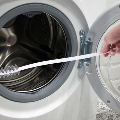 SOLUSTRE Waschmaschinenreinigungsbürste Mit Langem Griff Effektive Bürste Zur Reinigung Von Waschmaschinen Und Trocknern Ideal Für Die Entfernung Von Schmutz Und Ablagerungen Engen