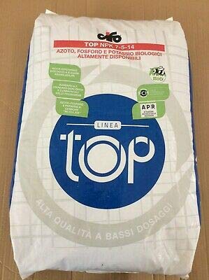 Top NPK 7-5-14 - Azoto, Fosforo e Potassio Biologici - Cifo - Conf. 25Kg