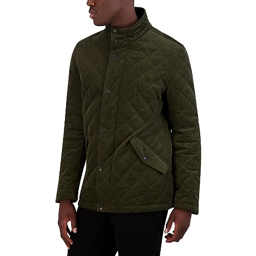 Image of Cole Haan Men's Stand Collar Quilted Jacket