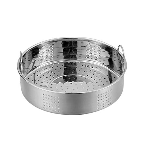 DOITOOL 25cm Food Basket Stainless Steel Kitchen Cookware Grid Steaming Basket