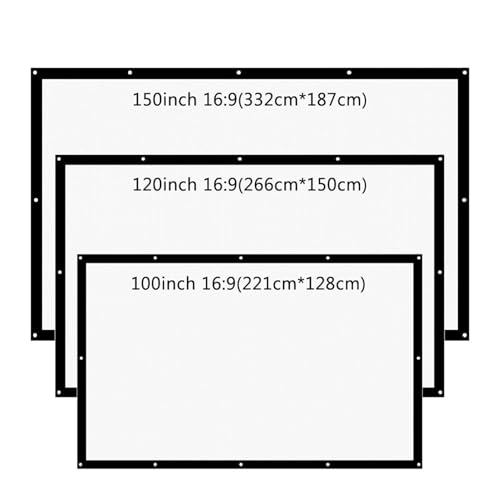 Pantalla de proyector 100 pulgadas formato 16:9 miniatura 2