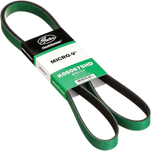 Gates K060675HD V-Belt courroie anti-sifflement pour résoudre les pannes d'alternateur