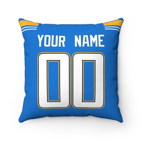 Image of ANTKING Los Angeles Throw Pillow Custom Any Name and Number Personalized Gift for Men Women Boys