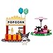 BLDR Hello Kitty and Friends Kuromi’s Popcorn Stand Building Set - Kuromi & Chococat Poseable Minifigures - Gifts for Kids & Sanrio Fans Ages 8+, 0129