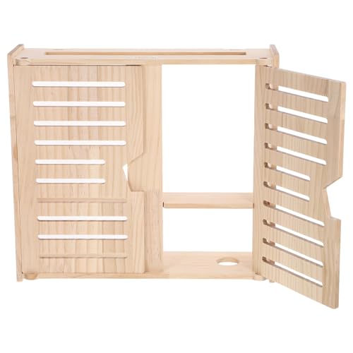 Boîte pour routeur WiFi en bois et gestion des câbles pour le salon et le bureau à la maison