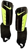 Nike Park Shield - Espinilleras de fútbol, Color Negro/Amarillo, Talla L