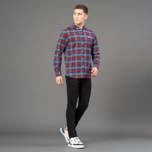 Image of Red Tape Men's Cotton Regular Fit Shirt
