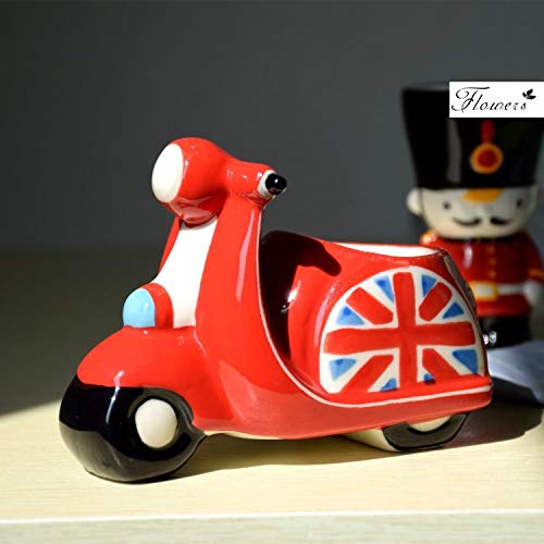 Motorcycle Washable Ceramic Egg cup holder hard boiled eggs container microware for breakfast kids adult