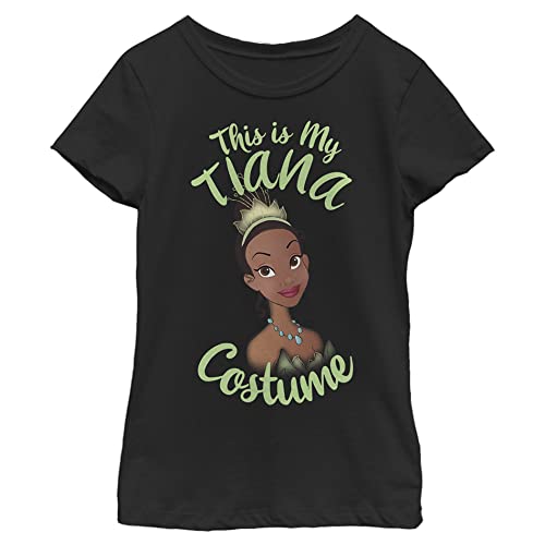 Disney Little, Big Princesses Tiana Costume Girls Short Sleeve Tee Shirt