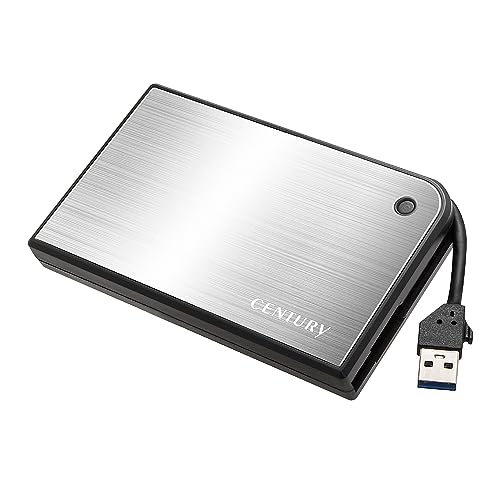 Caja Externa para Disco Duro 2.5" SATA USB 3.2 Plata y Negro miniatura 1