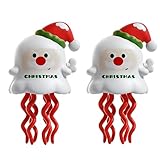 Wind-Up Toys 2 Pack Santa Claus, Dual Play Modes, Dancing & Sliding Car, Summer Fun, Birthday Party Favor, Parent-Child Interactive Gift, Educational & Brain-Boosting Toy for Kids (2 Pack Santa Claus)
