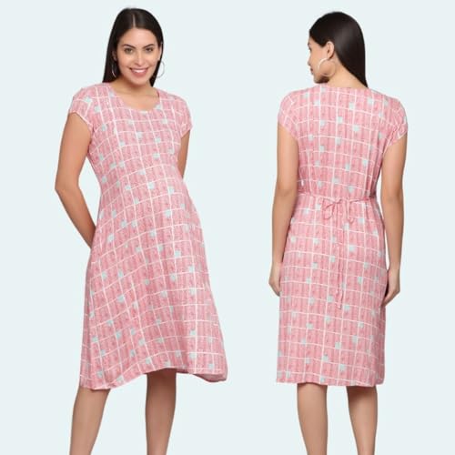 Image of Morph Maternity | Maternity Dresses for Women | Fits During Pregnancy & Post Pregnancy | Back Tie to Adjust