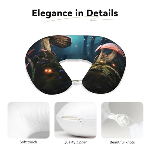 Almohada de viaje poliéster tamaño único ergonómica miniatura 3