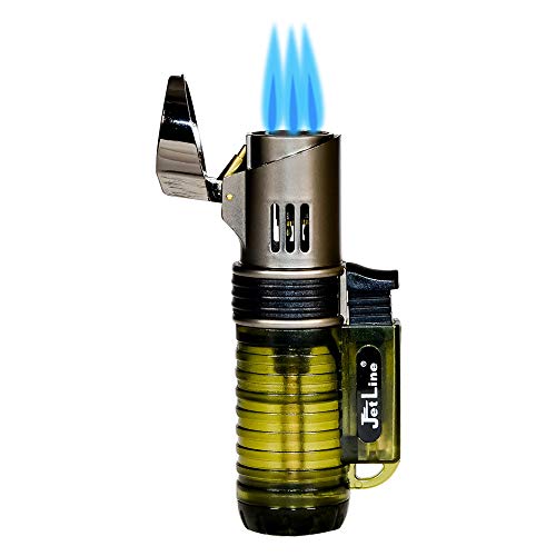 Encendedor Jetline Triple Llama Verde miniatura 1