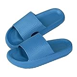 Massage Dusche Spa Bad Pool Gym Haus Sandalen: Anti-Rutsch-Sohlenlinien erhöhtes Design, fein ausgewähltes hochelastisches Material, hat eine ausgezeichnete Rutschfestigkeit, gepaart mit dem Druck des menschlichen Körpergewichts erhöhte Reibung, um das Gleichgewicht besser zu halten, Open Toe Soft Slippers definitiv Geeignet für das Tragen im Badezimmer.