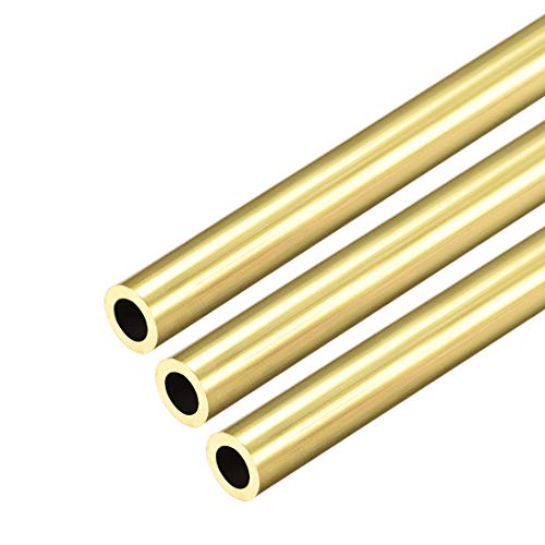 Tube rond en laiton 8mm creux 300mm pour maquette robotique et bricolage