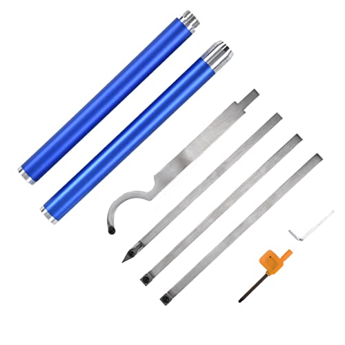 Juego de herramientas para tornear madera con mango de aluminio miniatura 7
