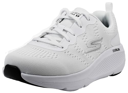 Skechers Women's Go Run Elevate Shoes, White, 7 W