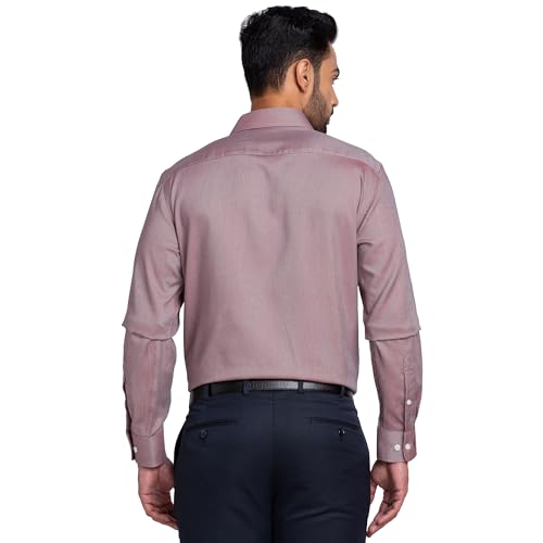 Image of Park Avenue Regular Fit Pure Cotton Structure Pattern Ainsley Collar Formal Shirt