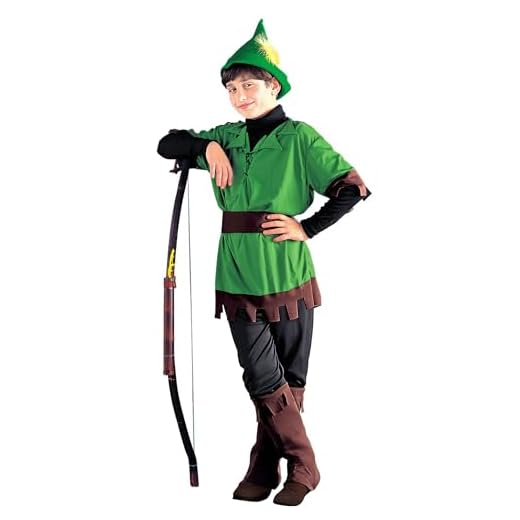 W WIDMANN MILANO Party Fashion - disfraz niño rey de los ladrones, arquero, disfraces carnaval