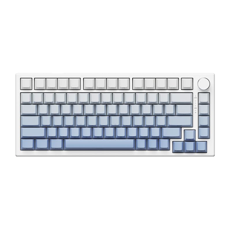 VGN Gaming Keyboard A75 Magnetic Keyboards Gradient Blue Rapid Trigger Compatible, Actuation Points 0.004-0.16 inches (0.1-4.0 mm), English Layout, 75% Layout, PBT Key Cap, Domestic Genuine
