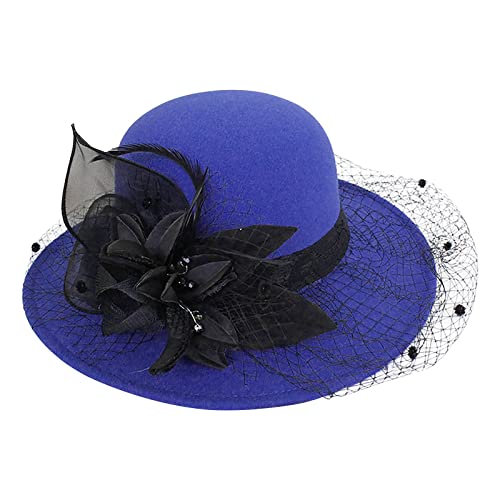 Generisch - y flores de invierno para mujer, parte superior redonda, informal, gorra de basina, gorro de melón de invierno, c, M