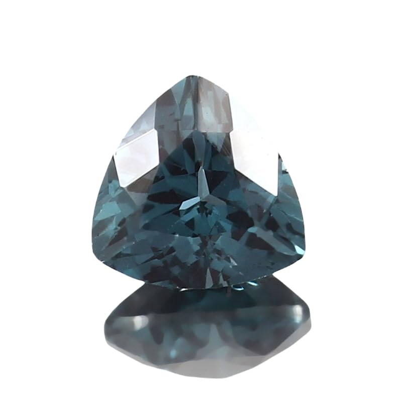 Tourmaline indicolite naturelle 9x9mm idéale pour remplacer une pierre sur bague ou pendentif