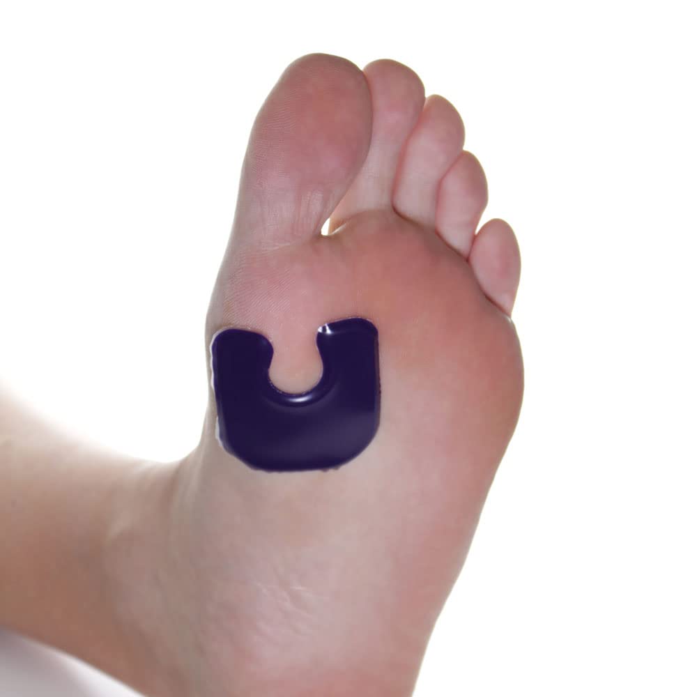 Dr. Jill's Foot Pads Y1036 Latex Free Gel U-Shaped Callus Pads- 4 Pack