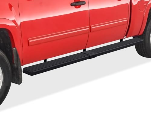 Estribos laterales APS 6in negro para Silverado Sierra miniatura 4