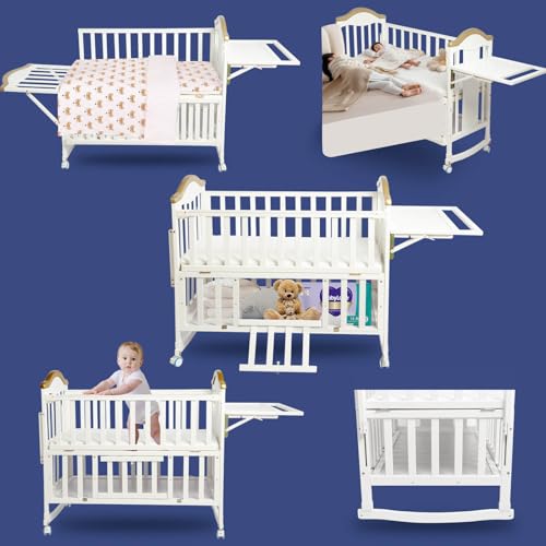Portable-Mini-Baby-Crib-Cunas-para-Bebes-4-en-1-Modernas-with-Foldable-Storage-Shelf-and-Mattress-Included2025-Small-Wood-Baby-Beside-Cribs-4-in-1-ConvertibleWhite Portable Mini Baby Crib Cunas para Bebes 4 en 1 Modernas with Foldable Storage Shelf and Mattress Included2025 Small Wood Baby Beside Cribs 4 in 1 ConvertibleWhite
