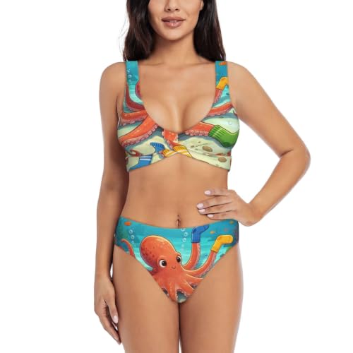 Bikini push-up à coussinets amovibles et lanières croisées