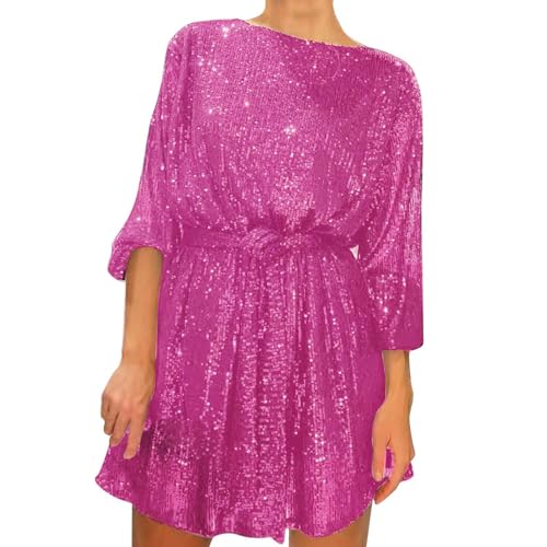 Robe moulante chic et élégant en sequins scintillants haut de gamme