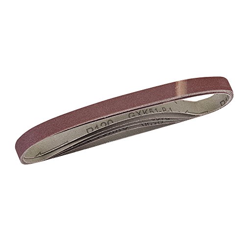 Silverline 636004 5 bandes abrasives 13 x 457 mm Grain 120