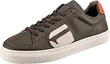 Leer G-STAR RAW Herren Loam II POP M Sneaker, Olive, 44 EU