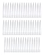 HUAZIZ 100 Stück Transparent Pipettenspitzen 5000 UL/5ml Labor Universal Kunststoff Liquid Pipettspitzen Polypropylen (PP) Autoklavierbar