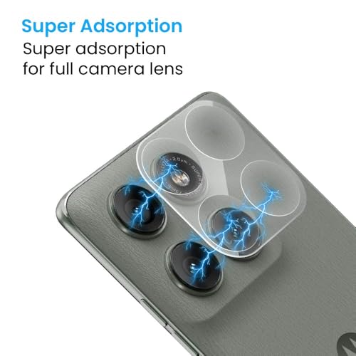 Image of ArmourPro Premium Camera Lens Protection Compatible with Motorola Edge 60 Pro (6.7 Inches) With Edge To Edge Full Camera Screen Coverage | Transparent, Pack of 1