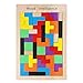 Puzzle di Legno Tetris,40 Pack Tangram in Legno Colorato Blocchi Geometrici Tetris Intelligenza Tangram Jigsaw Tetris per Bambini Primi Educativi Miglior Regalo