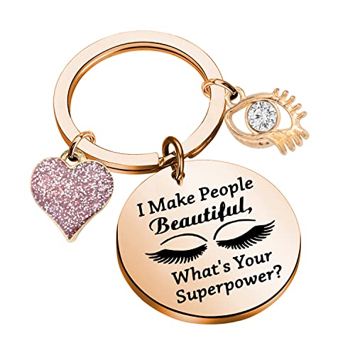 Image of WSNANG Lashes Artist Jewelry Eyelashes Artist Gift I Make People Beautiful What's Your Superpower Bracelet